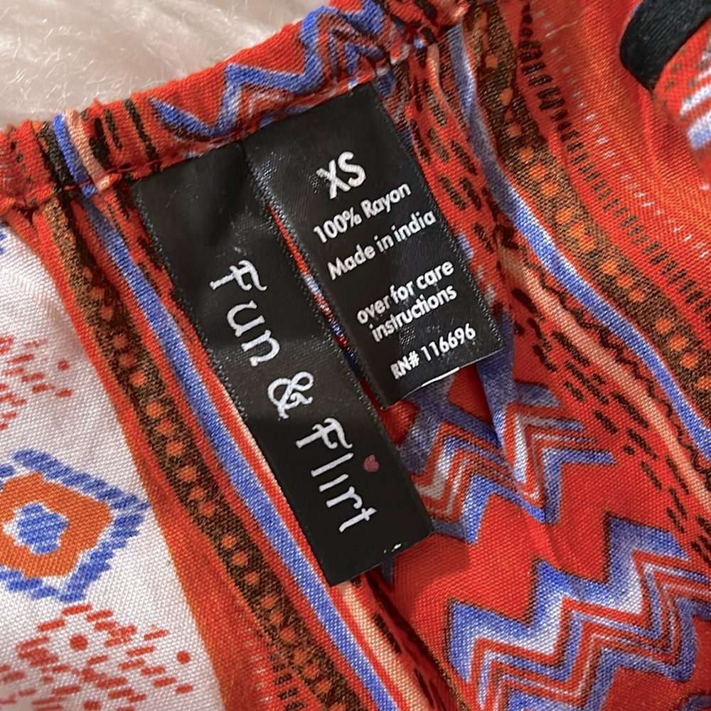 Fun & Flirt Aztec Cropped Tank - Picture 7 of 7